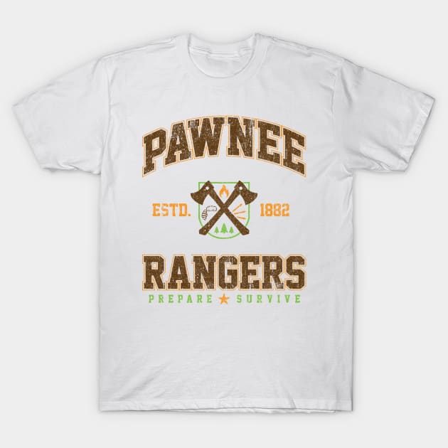Pawnee Rangers (Variant) T-Shirt by huckblade